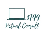 a laptop with the words $149 virtual consult